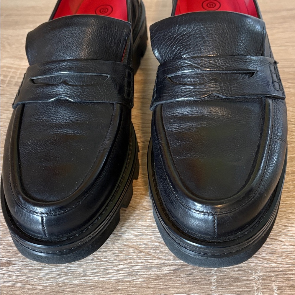 Pas de Rouge Marta Soft Calf Nero Loafer NWT - Picture 8 of 16